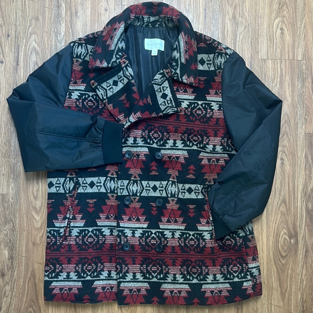 Sun & Stone Men's Patterned Jacket - XXL